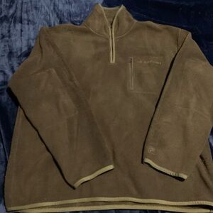 FILASPORT Brown Zip Up Sweater with Stand-Up Collar